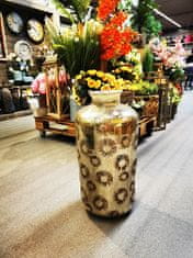 Kaemingk Dekorativní skleněná váza na květiny 62 cm
