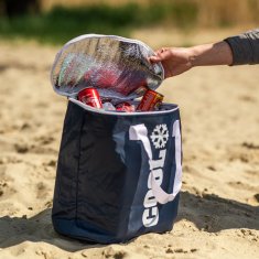 Cool Chladicí taška Termotaška Termoizolační Taška na plážový piknik 24 L Tmavě Modrá