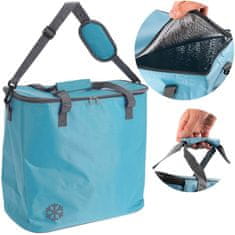 Cool Chladicí taška Termotaška Termoizolační Taška na plážový piknik 24 L Modrá