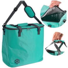 Cool Chladicí taška Termotaška Termoizolační Taška na plážový piknik 24 L Tyrkysová