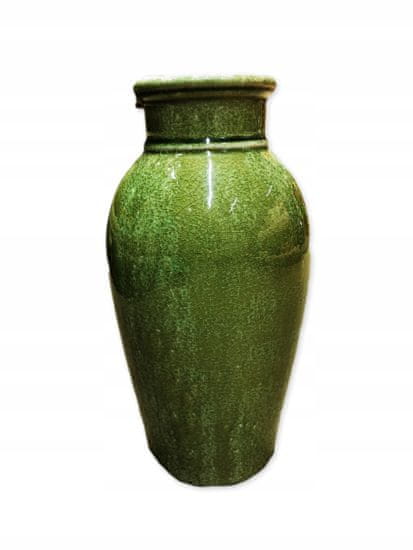 Koopman Dekorativní keramická váza zelená 36 cm
