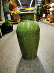 Koopman Dekorativní keramická váza zelená 36 cm