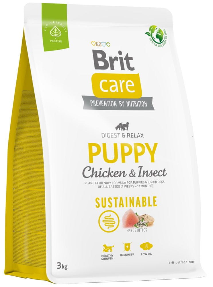 Levně Brit Care Dog Sustainable Puppy, 3 kg
