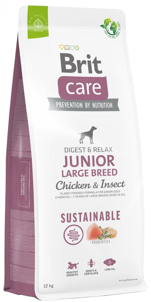 Levně Brit Care Dog Sustainable Junior Large Breed, 12 kg