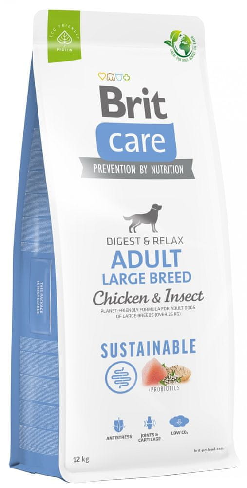 Levně Brit Care Dog Sustainable Adult Large Breed, 12 kg