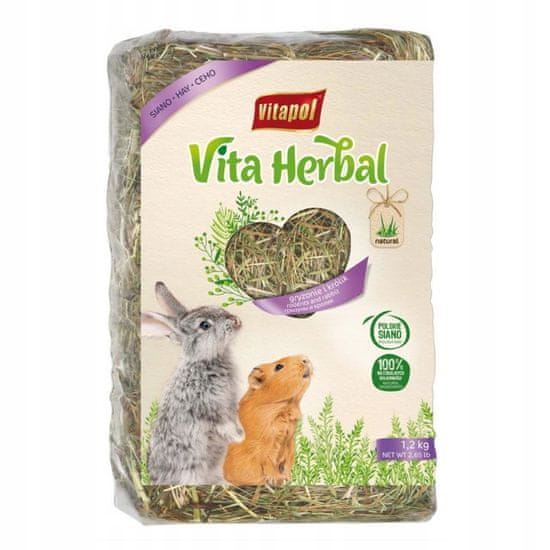 Hobby Vitapol seno pro hlodavce a králíky 1,2 kg