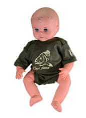 R-SPEKT Baby body Carp friend khaki, 3-6 měsíců
