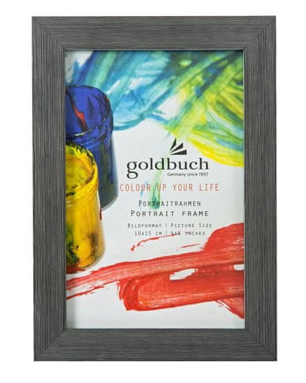 Goldbuch COLOUR YOUR LIFE DARK GREY rámeček plast 10x15 ff