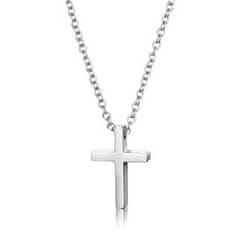 SPERKY4U Ocelový náhrdelník - řetízek s přívěškem křížek