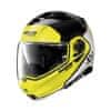 Moto helma N100-5 Plus Distinctive N-Com P/J Barva Glossy Black-Fluo, Velikost XS (55)