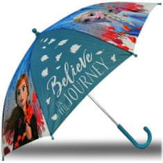 EUROSWAN Dětský vystřelovací deštník Ledové království - Believe in the journey