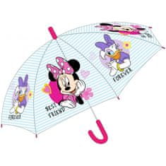 E plus M Dívčí vystřelovací deštník Minnie Mouse a Kačka Daisy