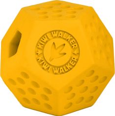 KIWI WALKER Kiwi Walker Gumová hračka DODECABALL s dírou na pamlsky, Maxi 8cm, Oranžová
