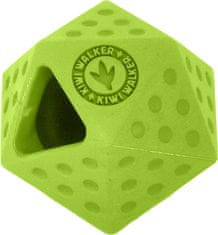 KIWI WALKER Kiwi Walker Gumová hračka ICOSABALL s dírou na pamlsky, Mini 6,5cm, Zelená