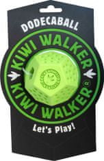 KIWI WALKER Kiwi Walker Gumová hračka DODECABALL s dírou na pamlsky, Maxi 8cm, Oranžová