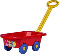BAYO Dětský vozík Vlečka 45 cm červený