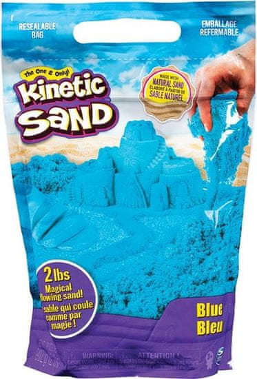 Spin Master  KINETIC SAND: Modrý kinetický písek 0,9kg