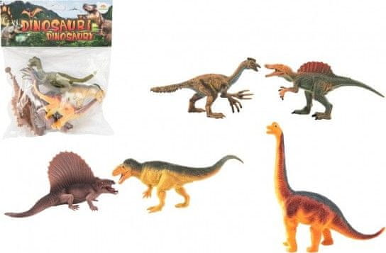 Teddies  Dinosaurus plast 16-18cm 5ks v sáčku
