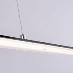 PAUL NEUHAUS PAUL NEUHAUS PURE-LITE LED závěsné svítidlo v barvě kartáčovaného antracitu s nastavitelnou barvou světla a bezdotykovým stmívačem 2700-5000K