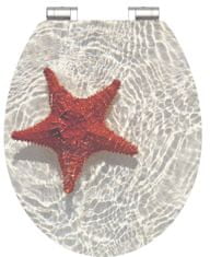 Eisl Wc sedátko Red Starfish MDF HG se zpomalovacím mechanismem SOFT-CLOSE