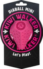 KIWI WALKER Kiwi Walker Gumová hračka DIABALL s dírou na pamlsky, Mini 8cm, Růžová