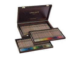 Caran´d Ache Umělecké pastely v tužce, suché, 84 barev, dřevěný box, 788.484