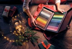 Caran´d Ache Akvarelové pastelky "Supracolor" 120 různých barev, šestihranné, dřevěný box, 3888.920