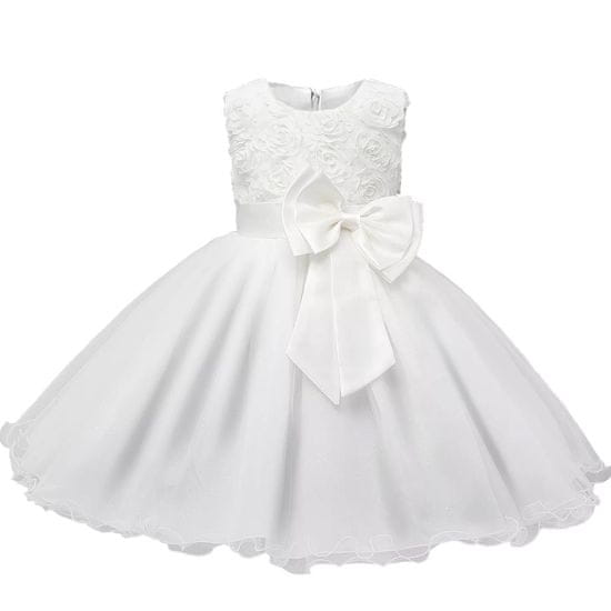 Northix Princeznovské šaty – bílé – velikost 120