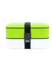 Yoko Design Box na jídlo Yoko Design dvoupatrový zelený 1200 ml