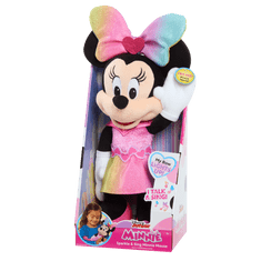 Grooters Plyšák Minnie Mouse - Zpívající v lesklých šatičkách