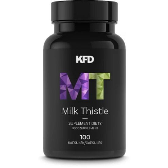 KFD NUTRITION Milk Thistle - Ostropestřec mariánský 100 kapslí