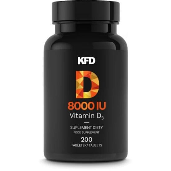 KFD NUTRITION 8000 IU Vitamin D3 - 200 tablet