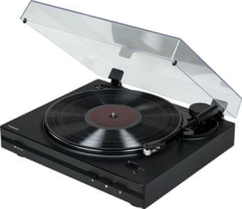 moderní gramofon project thomson TT350 plně automatický audio technica přenoska předzesilovač rca talíř