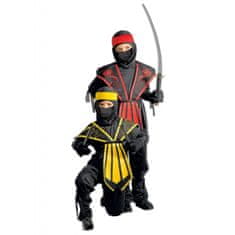 Widmann Kombat Ninja karnevalový kostým červený, 128