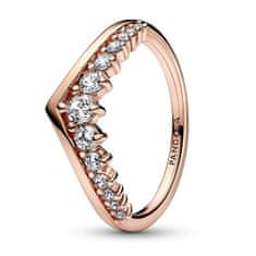 Pandora Třpytivý bronzový prsten Rose Timeless 182320C01 (Obvod 54 mm)