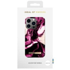 iDeal of Sweden Odolný kryt - IDeal Of Sweden - Golden Ruby Marble - pro iPhone 13 Pro - Fialový