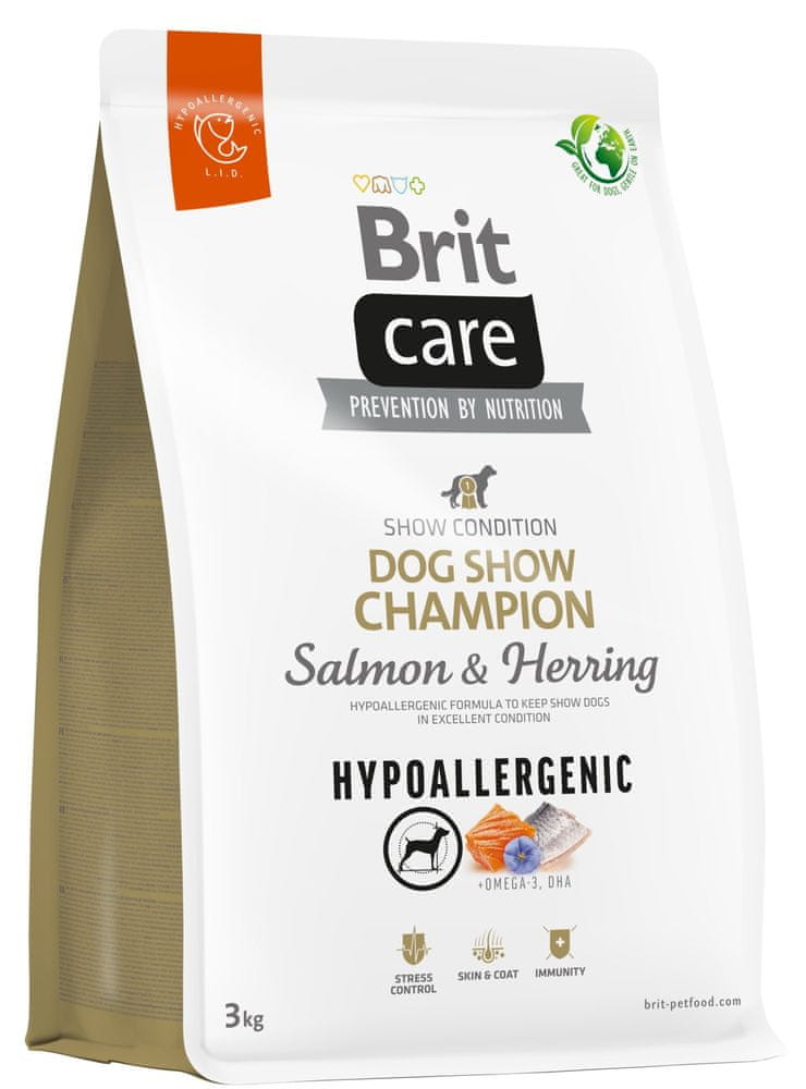 Levně Brit Care Dog Hypoallergenic Dog Show Champion, 3 kg