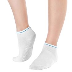 Northix Protiskluzové ponožky na jógu - bílé 