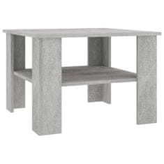 shumee Konferenční stolek betonově šedý 60 x 60 x 42 cm dřevotříska