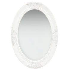 Petromila Nástěnné zrcadlo barokní styl 50 x 70 cm bílé