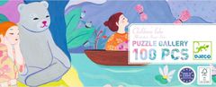 Djeco Panoramatické puzzle Jezero 100 dílků