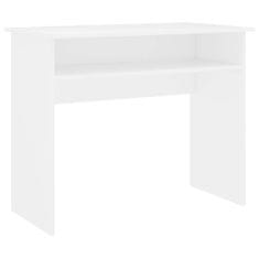 shumee Psací stůl bílý 90 x 50 x 74 cm dřevotříska