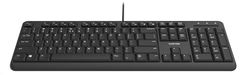 Canyon drátová klávesnice HKB-20, 105 kláves,tichá a tenká,velvet serie,RU layout/Cyrilice, černá