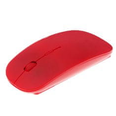Northix 2,4 GHz bezdrátová myš – super tenký design – červená 