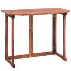 Greatstore Bistro stolek 90 x 50 x 75 cm masivní akáciové dřevo