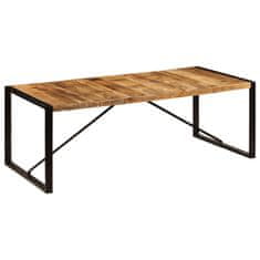 shumee Jídelní stůl 220 x 100 x 75 cm masivní mangovníkové dřevo