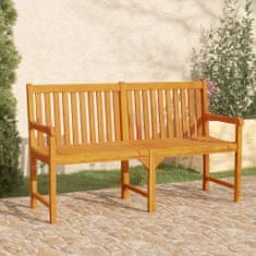 Greatstore Zahradní lavice 150 cm masivní akáciové dřevo