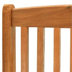 Petromila Skládací zahradní židle 4 ks masivní eukalyptové dřevo