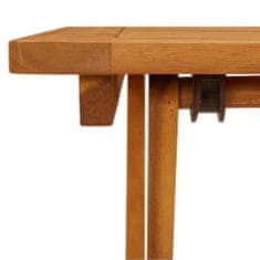 Greatstore Skládací zahradní stolek 60 x 60 x 75 cm masivní akáciové dřevo