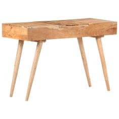 Greatstore Toaletní stolek se zrcátkem 112 x 45 x 76 cm akáciové dřevo